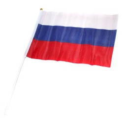 Флажок российский 60х90 см Триколор Р423-5 ТЛФ29 Гранит