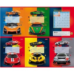 Тетрадь  12л  крупная клетка "Мощный и быстрый" (080081) Хатбер