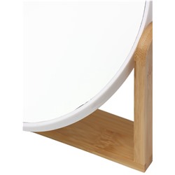 УЦЕНКА Зеркало настольное овал (2) с/увел BAMBOO 14,2*17,6/18*20,8см бамбук QF