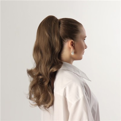 Хвост накладной, волнистый волос, на крабе, 40 см, 150 г, цвет русый(#HTY18Т)