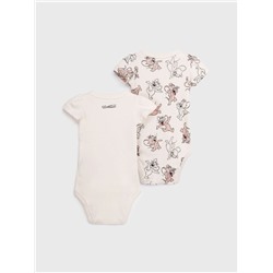Боди детское трикотажное для девочек, 2 шт в комплекте