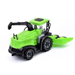 Комбайн "Полесье" №2 инерционный (зелёный) (в сеточке)