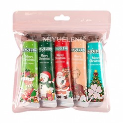 Набор кремов для рук MIYUELENI Новогодняя серия, 5 шт. по 30 мл.