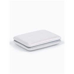 Зеркало складное «Блеск», 6.3×8.7×1.8 см, цвет серебристый