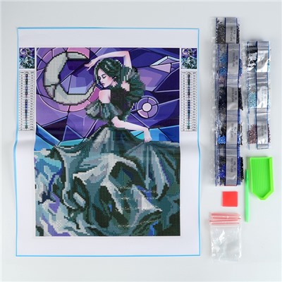 Алмазная мозаика с частичным заполнением на холсте «Танец», 30×40 см