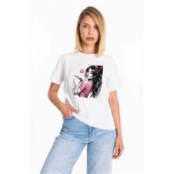 Футболка с принтом  М326061Пб