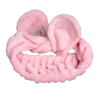 Dewal Beauty Повязка на голову / Завязка НВ-102, розовый 14399