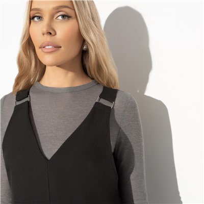 Сарафан свободного силуэта, Просто космос (black)