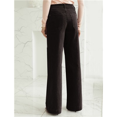 Брюки из эластичного микро-вельвета