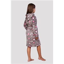 Пушинка - халат серый