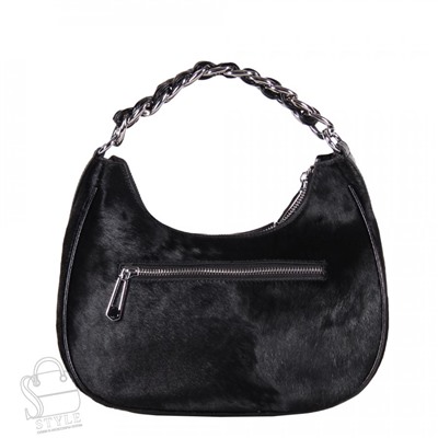 Сумка женская кожаная 3242Q black Polina&Eiterou
