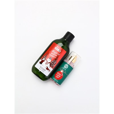 Подарочный набор Happy New Year: гель для душа и мист для тела, красный, URAL LAB