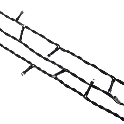 УЦЕНКА Гирлянда «Занавес», 2×3 м, IP44, УМС, 760 LED, 220 В, мерцание, тёмная нить, свечение синее