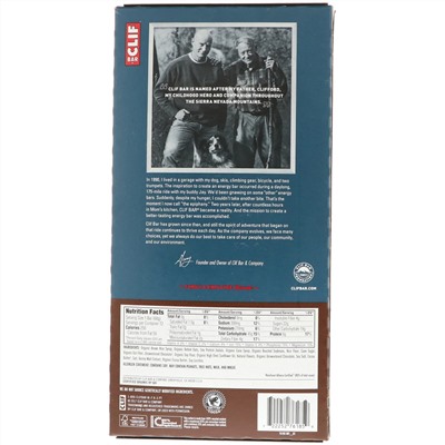 Clif Bar, Energy Bar, Chocolate Chunk with Sea Salt, 12 Bars, 2.40 oz (68 g) Each
