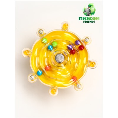 Игрушка для птиц «Карусель», 8 см, цвет МИКС