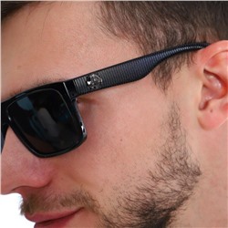 Очки солнцезащитные мужские поляризованные, глянцевый черный, Marinx, 8914, 521259, арт.354.719