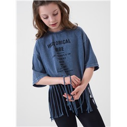 Фуфайка трикотажная для девочек (футболка)