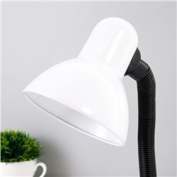 Лампа настольная Е27, с выкл. (220 В) белая 34×14×14 RISALUX