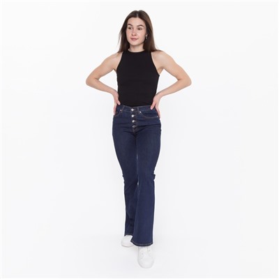 Джинсы женские, цвет тёмно-синий, размер 36 (42)