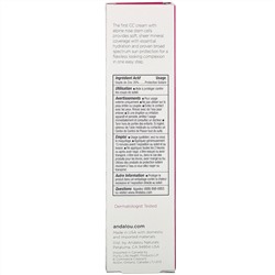 Andalou Naturals, 1000 роз, CC Color + Correct, для чувствительной кожи, SPF 30, чистый бежевый, 58 мл (2 жидк. унции)