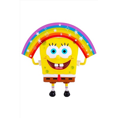 SpongeBob игрушка пластиковая 20 см - Спанч Боб радужный (мем коллекция) Игрушки разных брендов, 267564