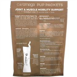 Coromega, Pup Packets, Joint & Muscle Mobility Support, 30 Squeeze Packets, 2.6 ml Each