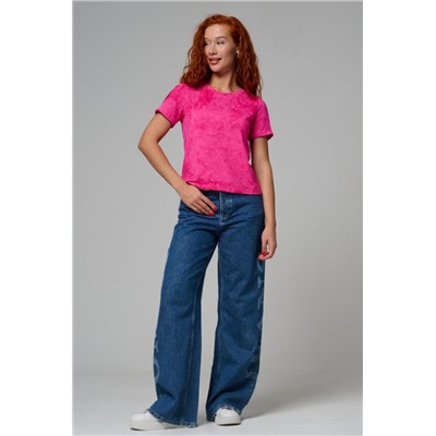 7497 футболка женская (Розовый винтаж)