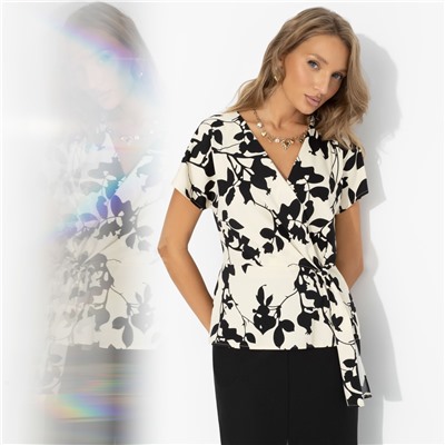 Блуза с декоративной драпировкой, Откройся желаниям (шикарная)