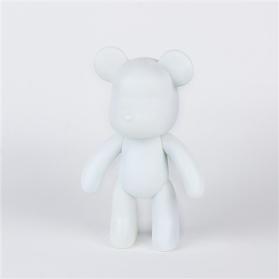 Игрушка помпонами «Медведь», фиолетовая