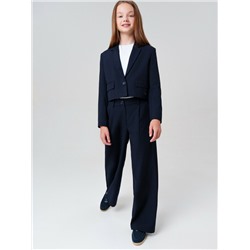 Костюм текстильный для девочек: брюки, пиджак