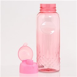 Бутылка для воды «Лагуна», 650 мл, 4.7×22.5×7 см, цвет МИКС