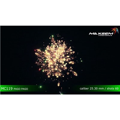 Фейерверк МС119 Happy Year (1", 1,2" х 60)