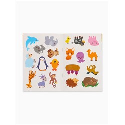 Книги «Наклейки-половинки», набор 4 шт. по 12 стр., А5, Малышарики