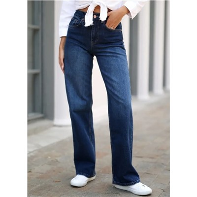 Женские джинсы с высокой посадкой прямые CRACPOT