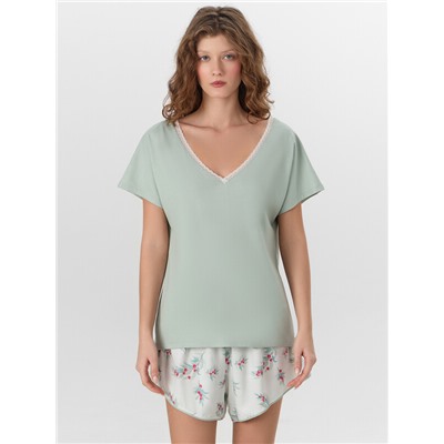 КОМПЛЕКТ ЖЕНСКИЙ (ФУТБОЛКА, ШОРТЫ) 592544