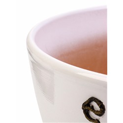 Горшок для цветов «Вечер», 8 л, d=29.5 см, h=23 см, керамика, с поддоном, белый