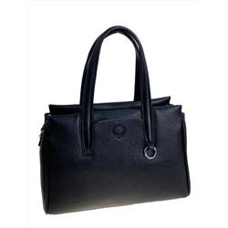 Женская сумка из искусственной кожи, цвет черный