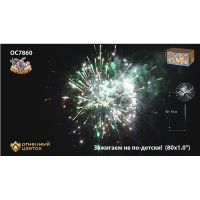 Фейерверк ОС7860 Зажигаем не по-детски! (1" х 80)