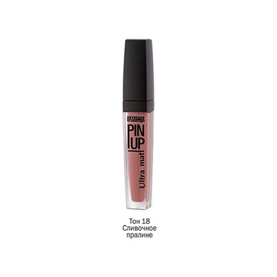 LUX visage PIN-UP №018 Блеск для губ натур-роз Матовый эффект /5