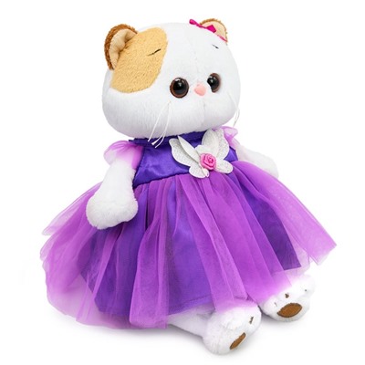 Мягкая игрушка «Кошечка Ли-Ли» в платье с бабочкой, 24 см