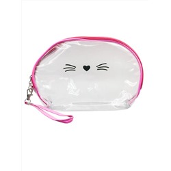 Sunflower Набор женских косметичек 526, 2 шт., розовый, прозрачный 21019