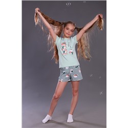 Пижама с шортами Суши-роллы ПД-009-044 НАТАЛИ, 876156