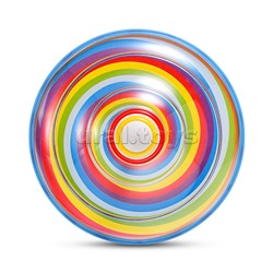 Юла большая прозрачная с музыкой