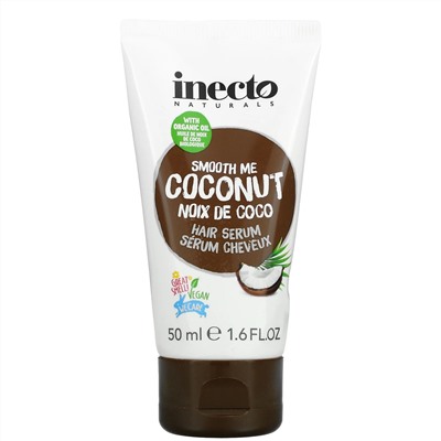 Inecto, Smooth Me Coconut Hair Serum, 1.6 fl oz (50 ml)