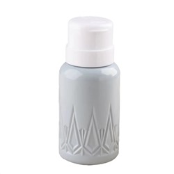 Kristaller Косметический флакон для жидкости с помпой, серый, 200 мл 27755
