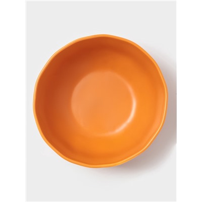 Салатник Magistro Potter, 1.2 л, d=17.4, фарфор, оранжевый