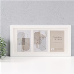 Фоторамка-коллаж на 3 фото 10×15 см OfficeSpace, белый