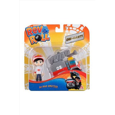 Игрушка Rev&Roll фигрука+машинка (метал) - Бо и Сприцер Игрушки разных брендов, 267837