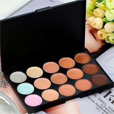 Палетка консилеров и корректоров 15 цветов