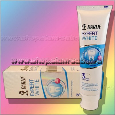 Профессиональная отбеливающая зубная паста Дарли Expert White 120 грамм